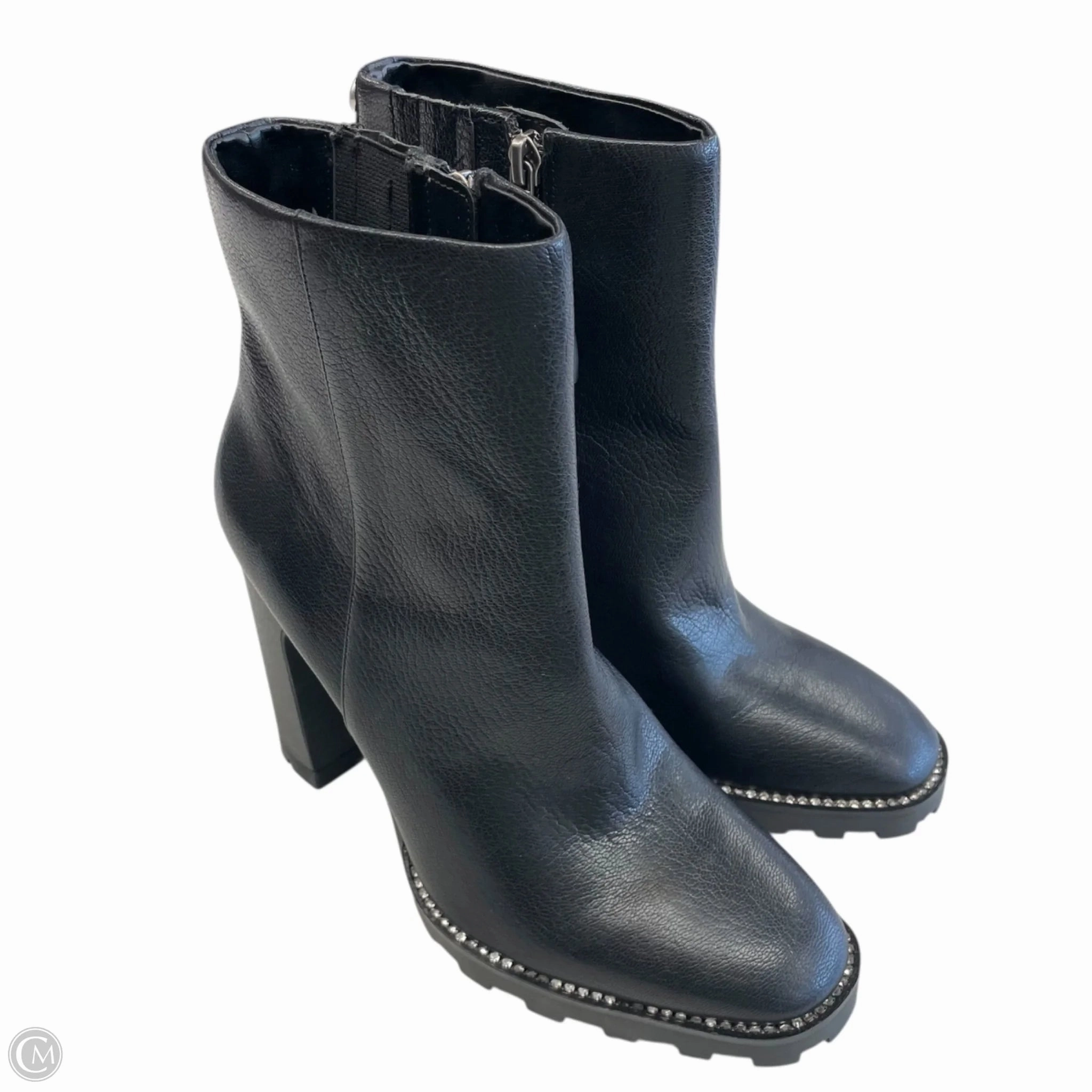 Boots Designer By Karl Lagerfeld In Black, Size: 7.5 Anti Odor Night Travel Slip Resistant City Walking