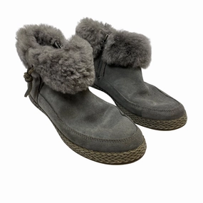 Boots Designer By Ugg In Grey, Size:8 Oil-Resistant Scholar