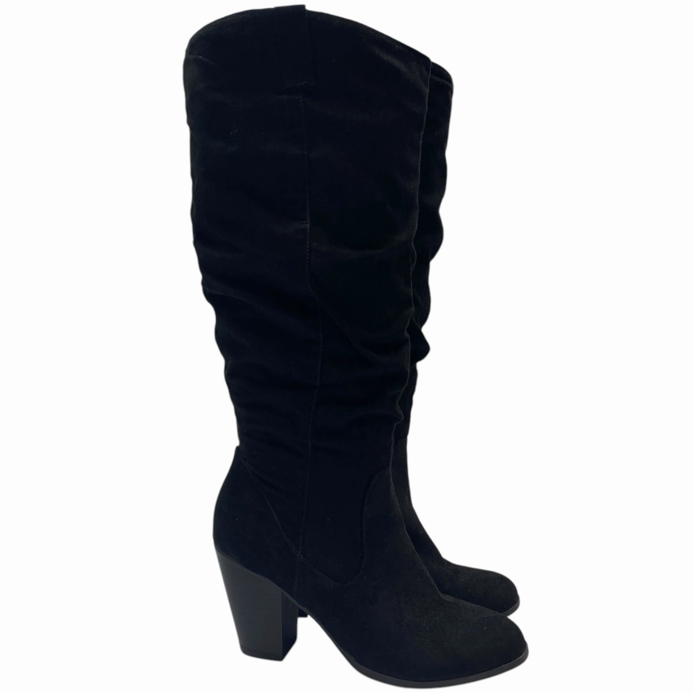 Boots Mid-calf Heels By Rampage In Black, Size: 6.5 Cold Weather Wild Soul