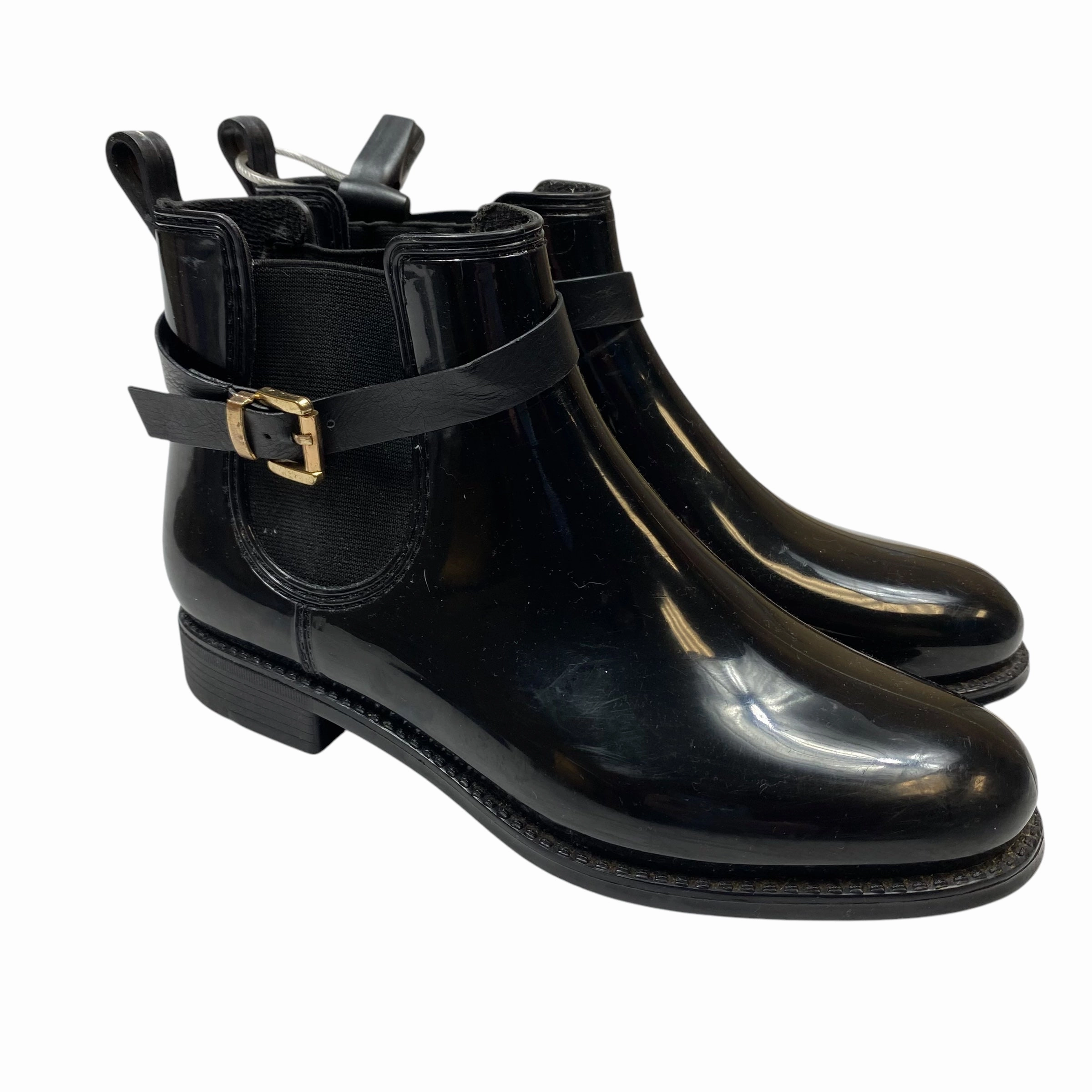 Boots Rain By Henry Ferrera In Black, Size: 6 gift pick Cushioned Step Active Nomad