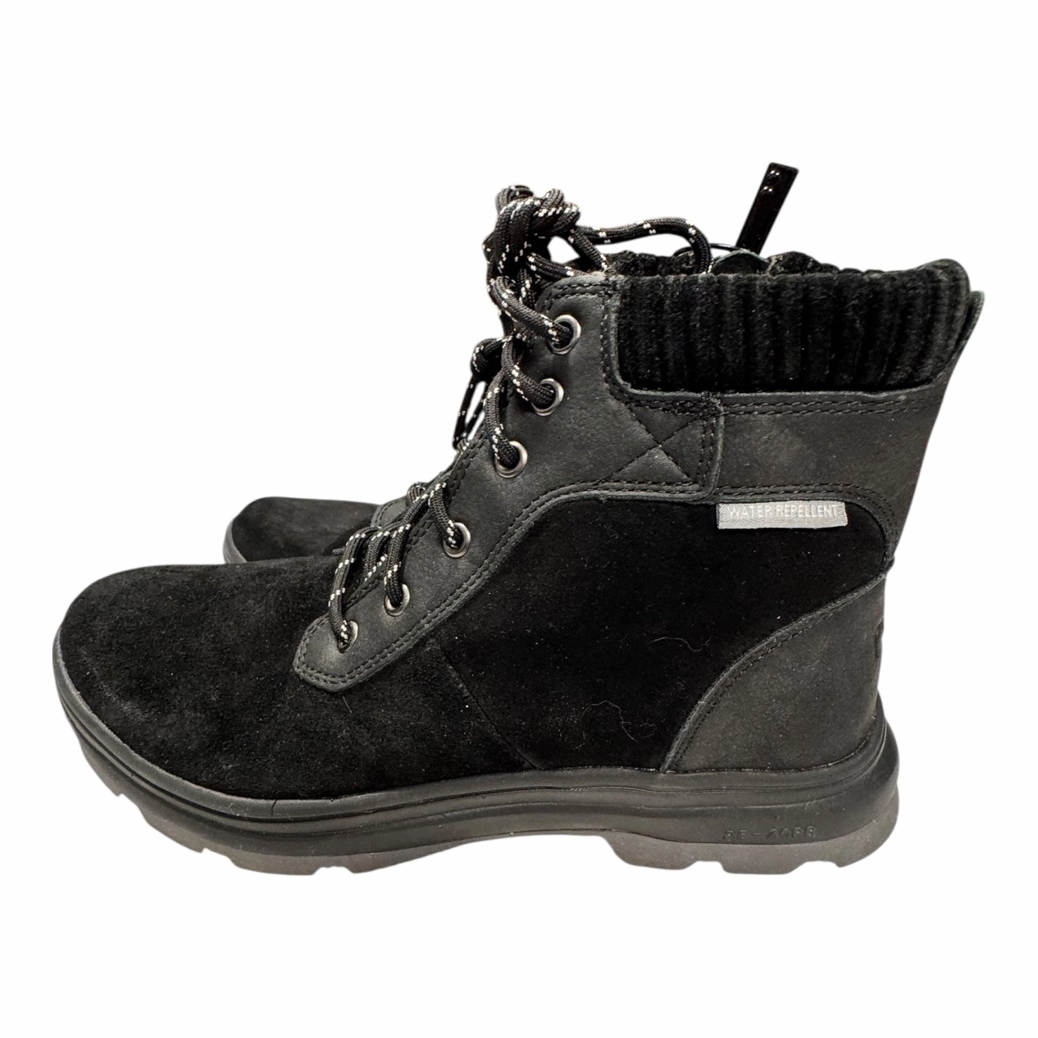 Smooth Entry Slip Block Boots Snow By Ryka In Black, Size:7.5
