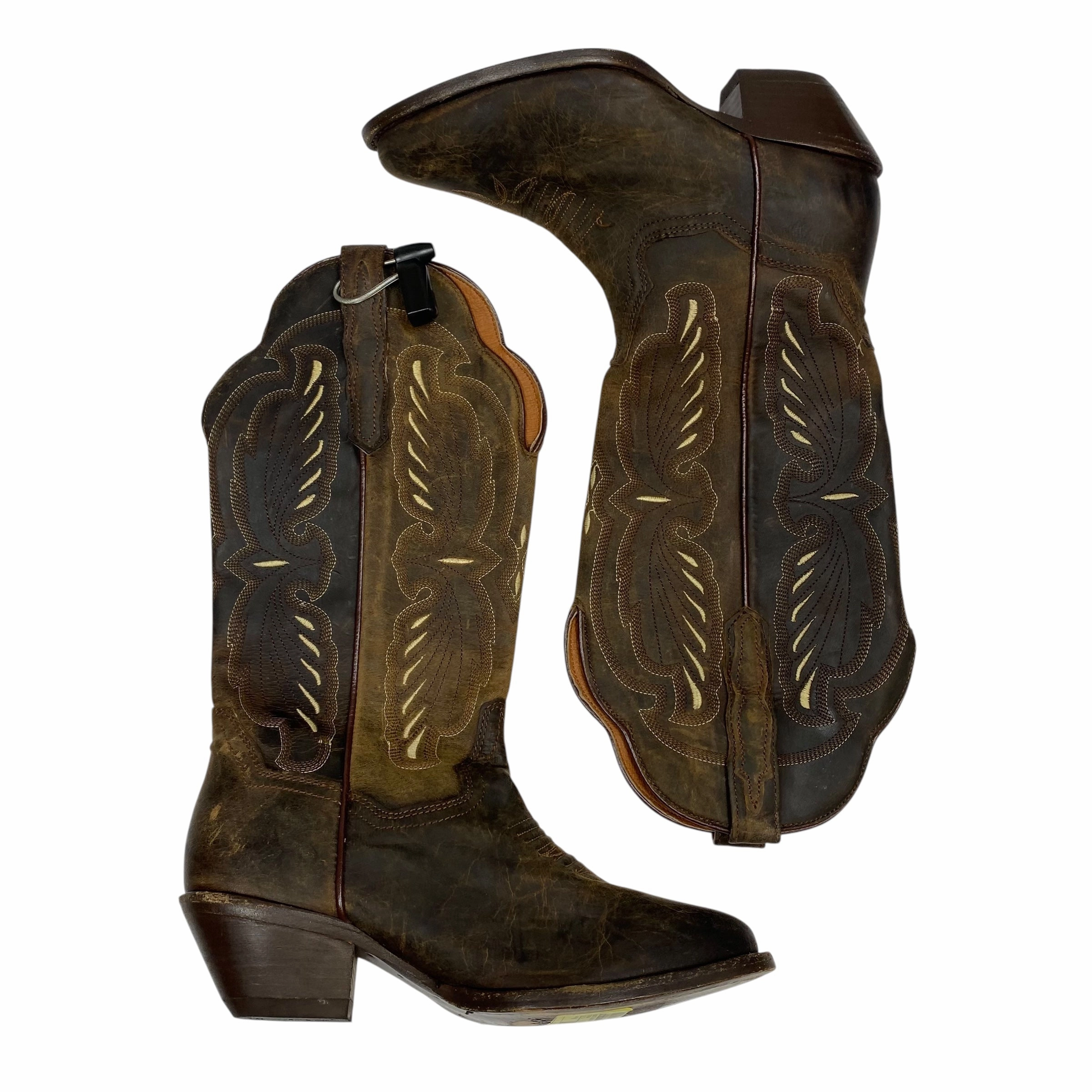 Low Profile Active Nomad Protective Finish Weather Resistant User Boots Western By Dan Post In Brown, Size:6