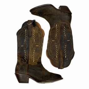 Low Profile Active Nomad Protective Finish Weather Resistant User Boots Western By Dan Post In Brown, Size:6