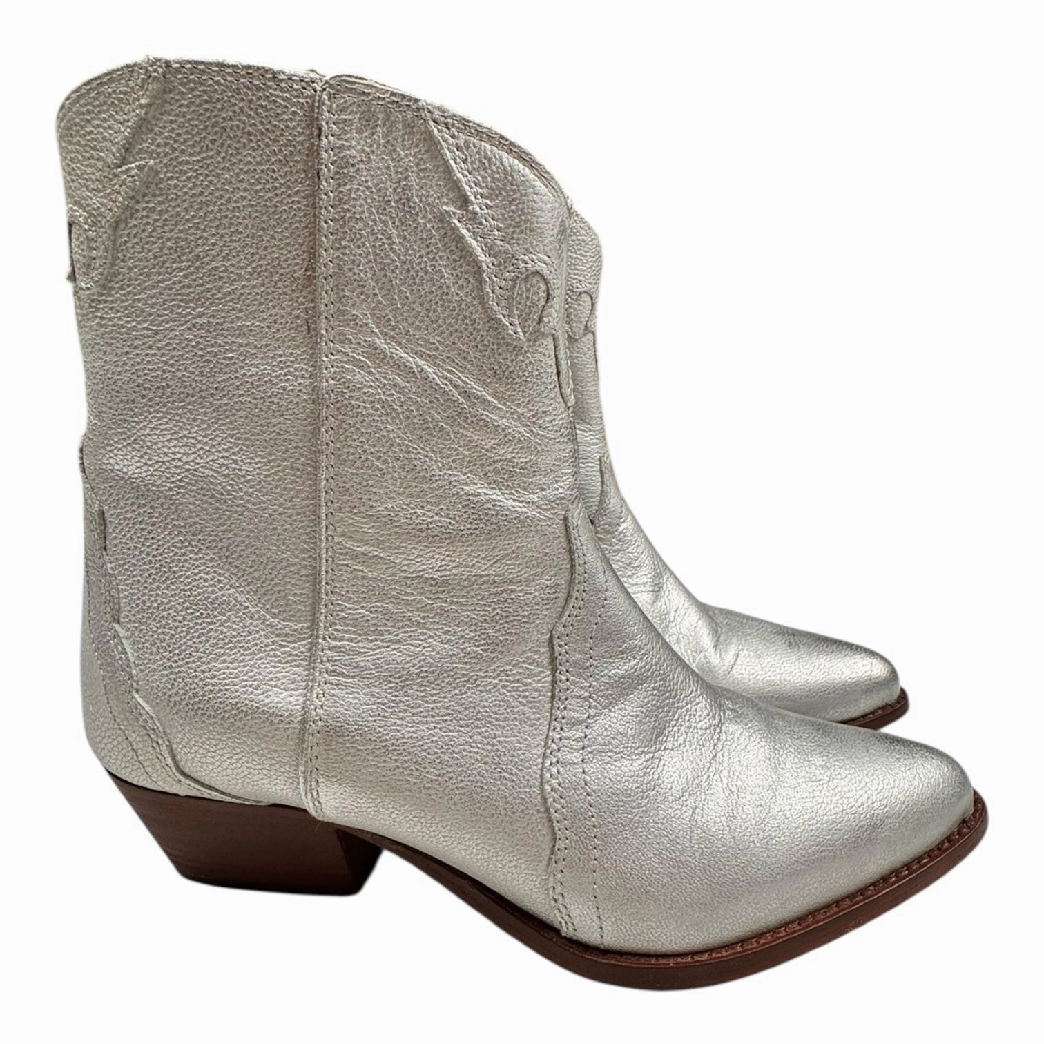 Boots Western By Free People In Silver, Size:7.5 Air Flow