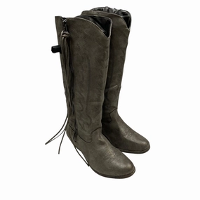 Thick sole Boots Western By Rampage In Grey, Size:8.5