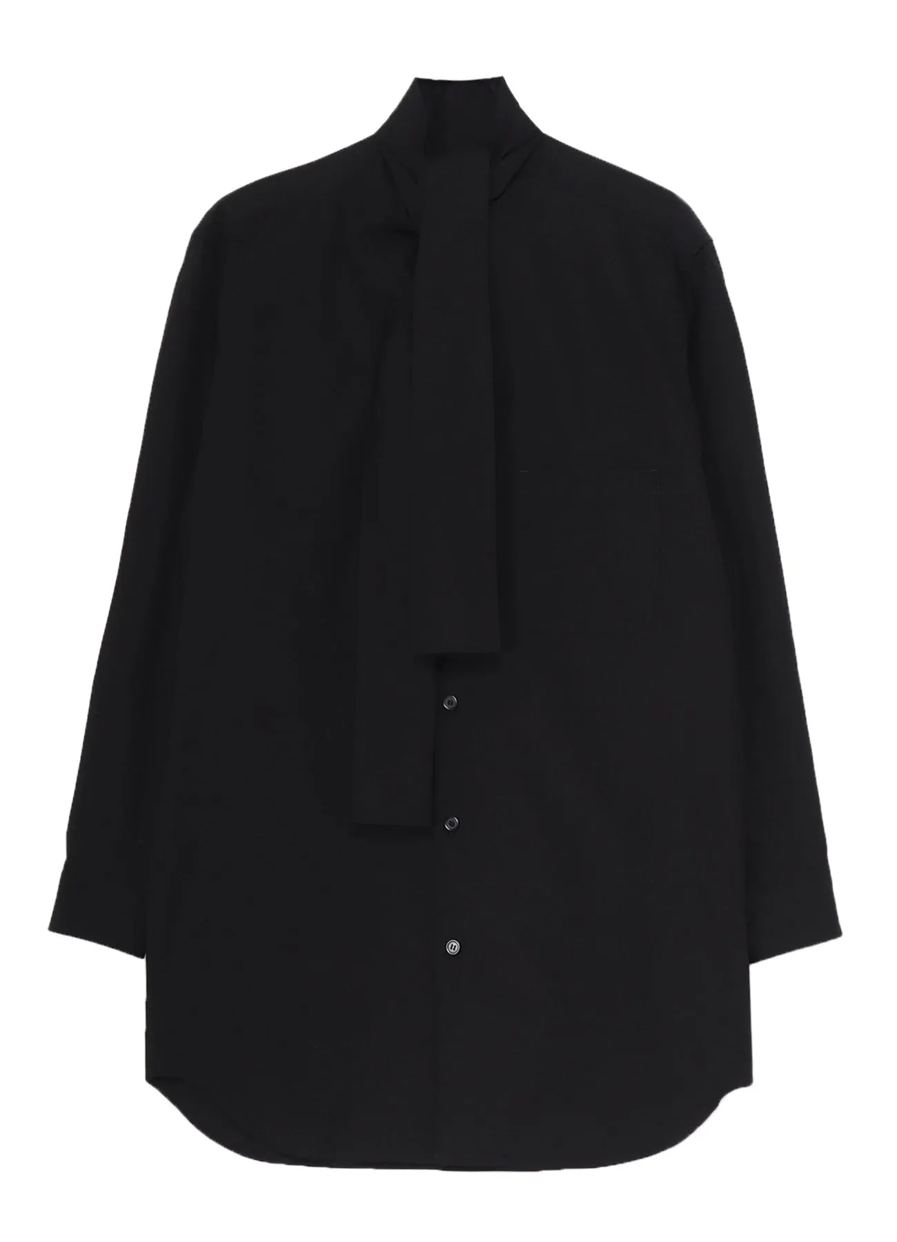 100/2 BROAD SCARF COLLAR BLOUSE vacation wear mix and match