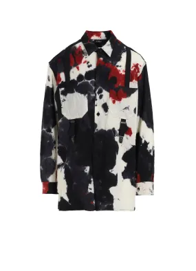 CHUSEN DYED VIYELLA SUSPENDER SHIRT WITH POCKET City Exploration Gym Companion