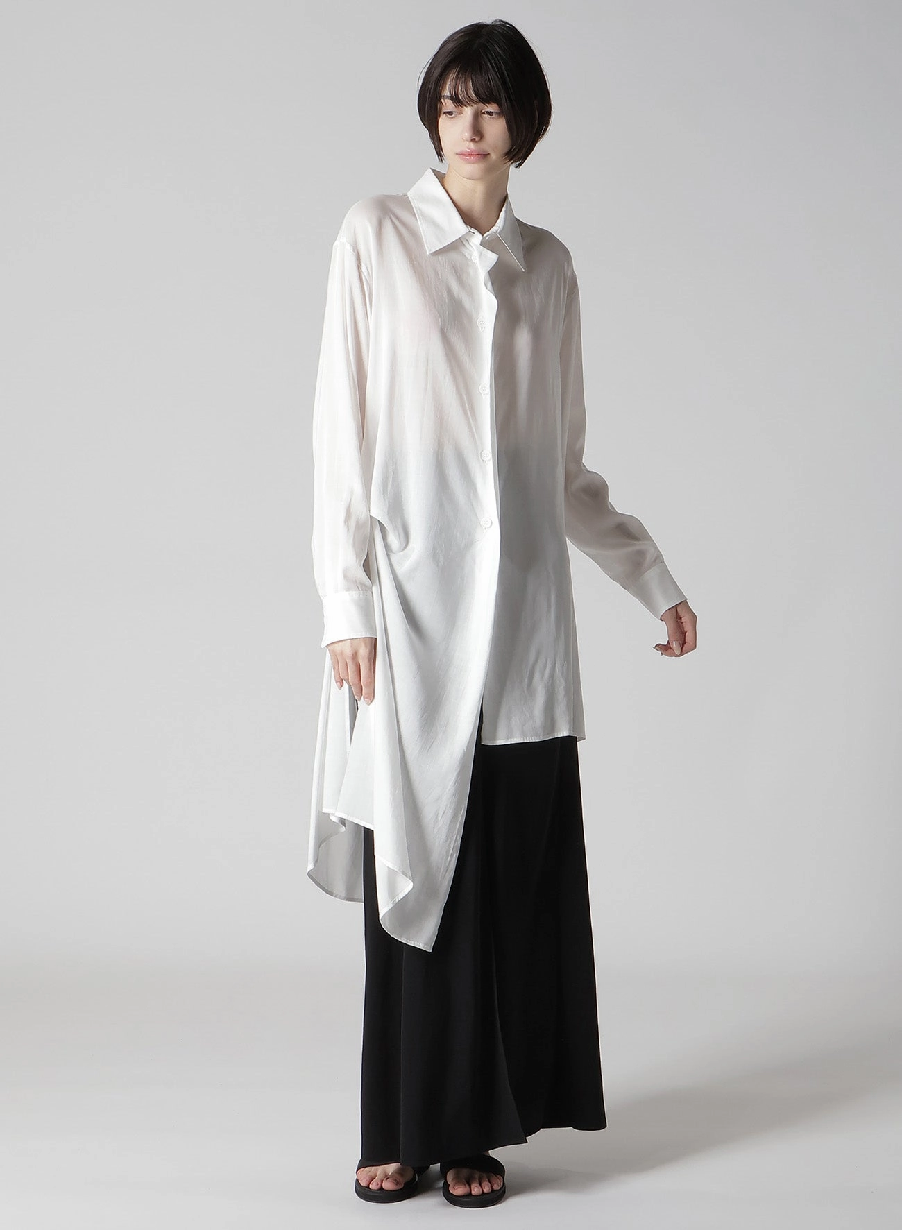 Evening Vibe Quick Elegance TA/PE CREPE DE CHINE L BIG POCKET DETAIL SKT