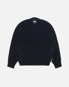 anti static EXPOSED SEAM SWEATER