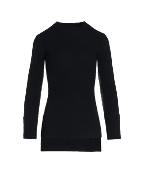 12G1P 2X2 RIB RIBBED SWEATER early morning