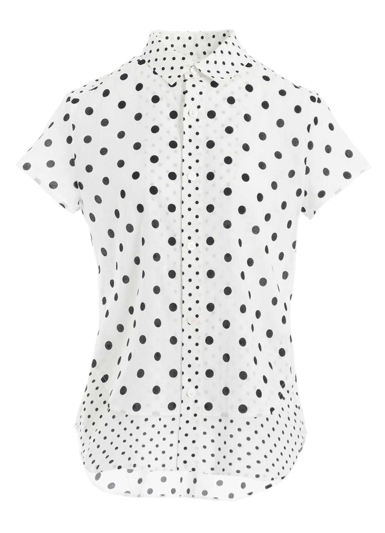 60/- COTTON LAWN DOT PRINT HALF SLEEVE BLOUSE Holiday Travel Cooling Mesh Lining