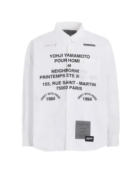 Yohji Yamamoto x NEIGHBORHOOD PRINT SHIRT LS Sports Ready