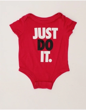 Weekend Bold Date Comfy NIKE Baby Girls Graphic Bodysuit 3-6 Months Pink