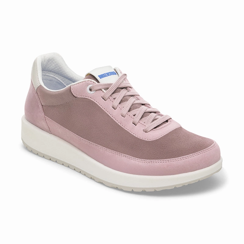 Flexible sole construction evening run shoes Women's Honnef City Narrow Faded Purple Suede/Nubuck