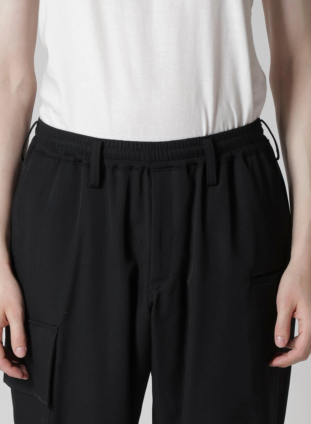 REGULATION GABARDINE RIB FLAP POCKET PANTS Wrinklefree Easy Layer