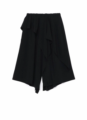 CREPE de CHINE RUFFLE PANTS Daily Wear