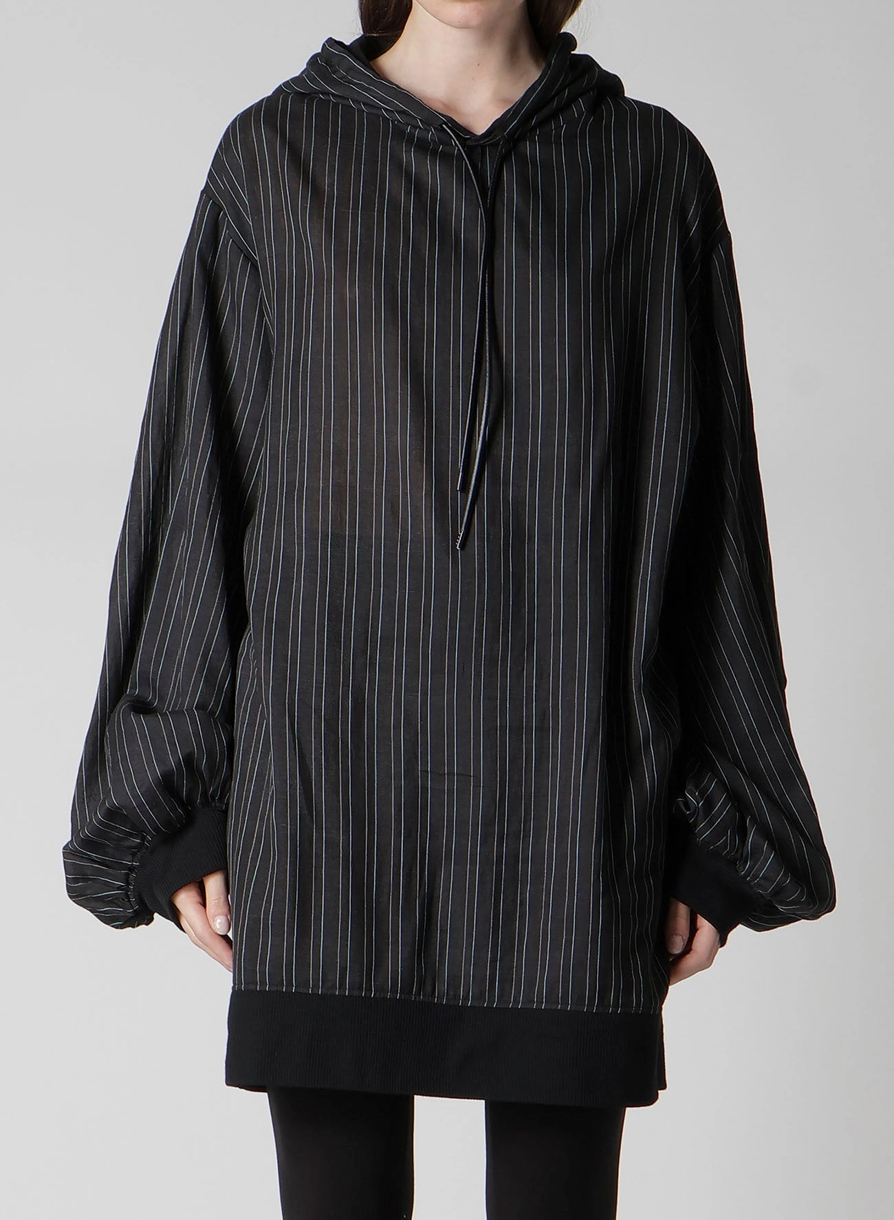 Maternity-Fit STRIPE 23B RELAXED S HOODIE