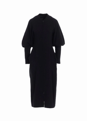 SHRINKED SERGE BALLOON SLEEVE COAT Create