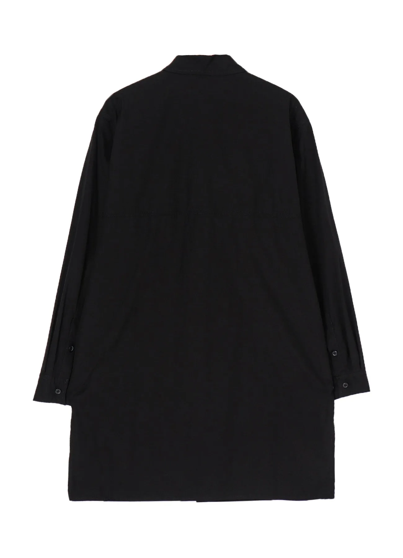 BROAD CHAIN STITCH BLOUSE WITH ZIPPER Minimalist fashion