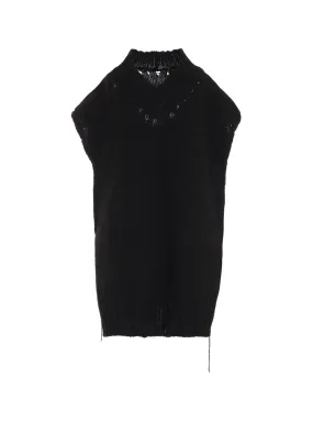 Stretchable Material BROAD STITCH JERSEY LINKING VEST