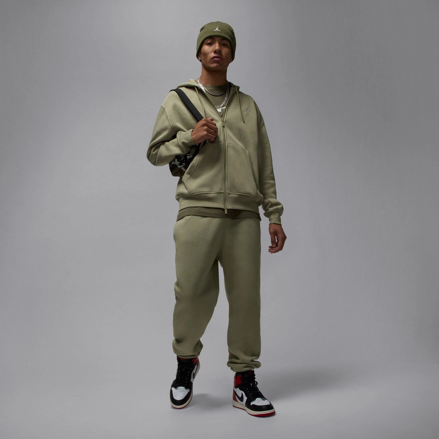 YKK Zipper Brooklyn Fleece Full Zip Hoody - Mens