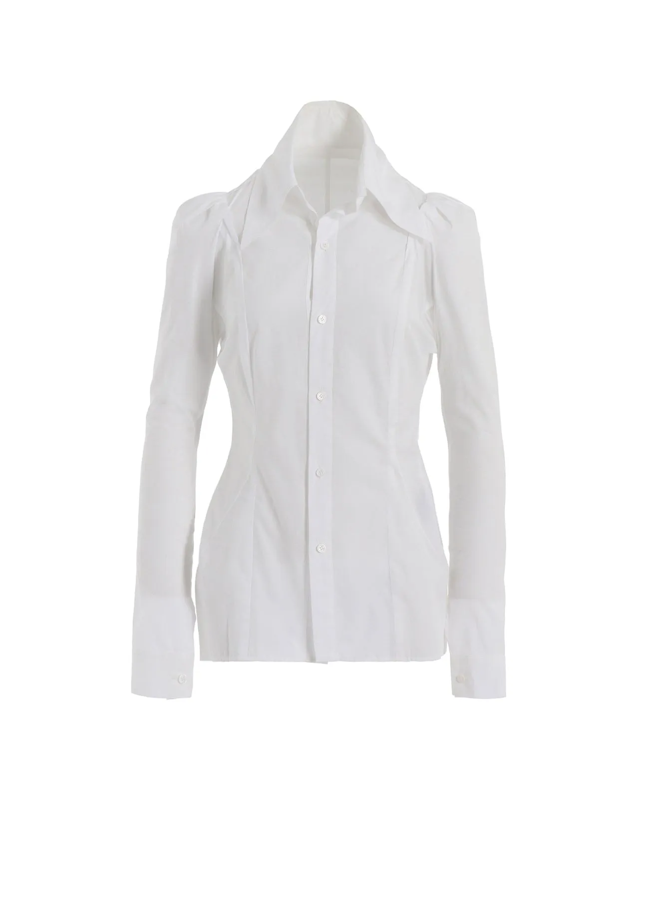 Weekend Adventure COTTON BROAD PUFF SLV SLIM FIT BLOUSE
