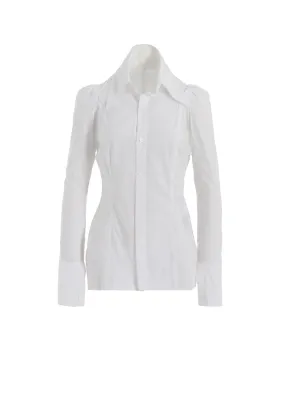 Weekend Adventure COTTON BROAD PUFF SLV SLIM FIT BLOUSE
