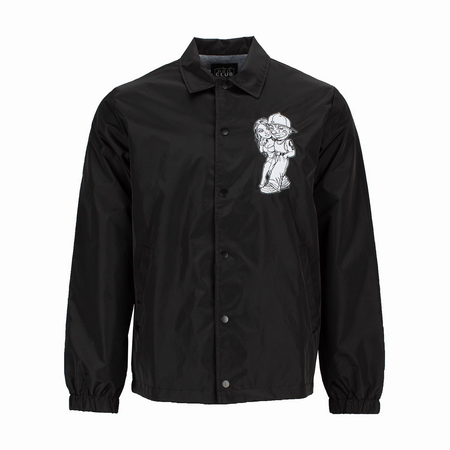 Mister Cartoon Love Birds Coaches Jacket-Mens Suede