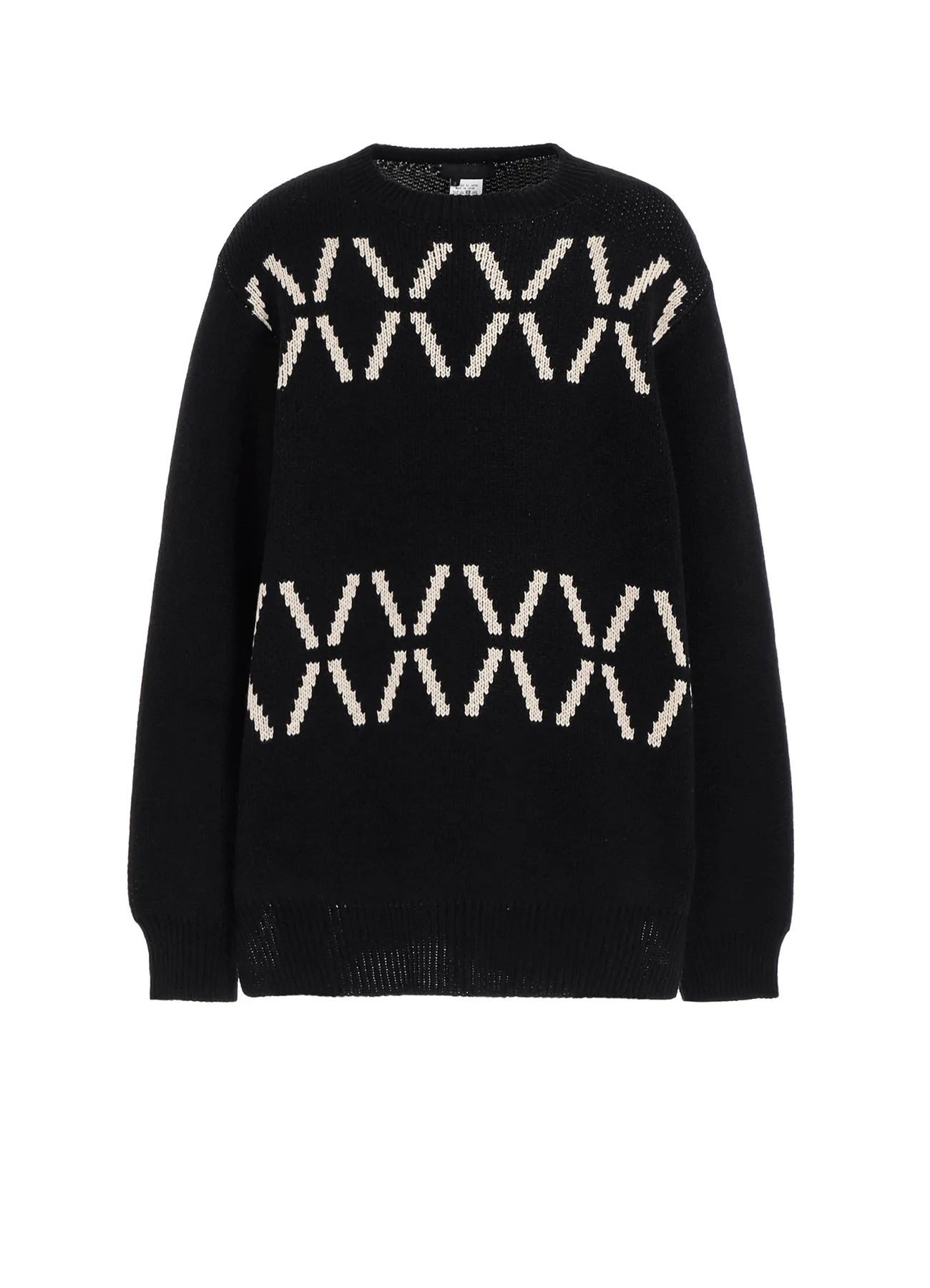 BULKY WOOL BIRDS EYE REVERSIBLE PULLOVER No Effort Odor control