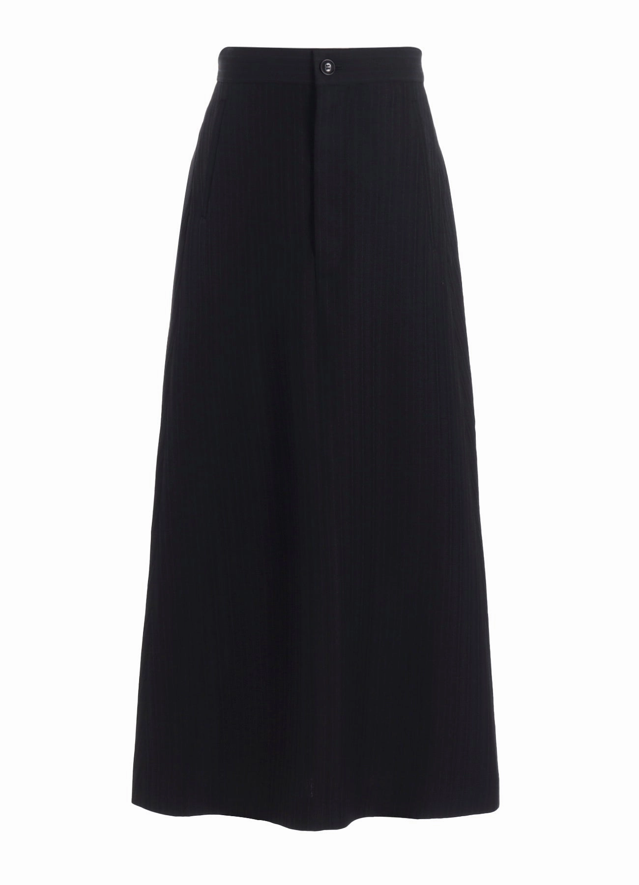 Floor-Length Bold Structure VISCOSE TWEED STRIPE A LINE SKIRT