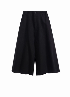C/F/W OX PLEATS HALF PANTS Cuffed hem