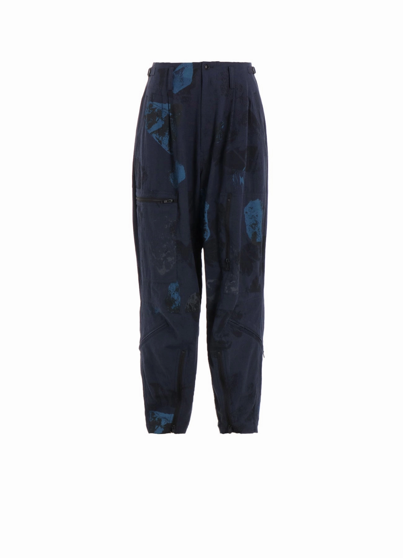 StretchWaistband C/L POPLIN STONE DESIGN FLIGHT PANTS