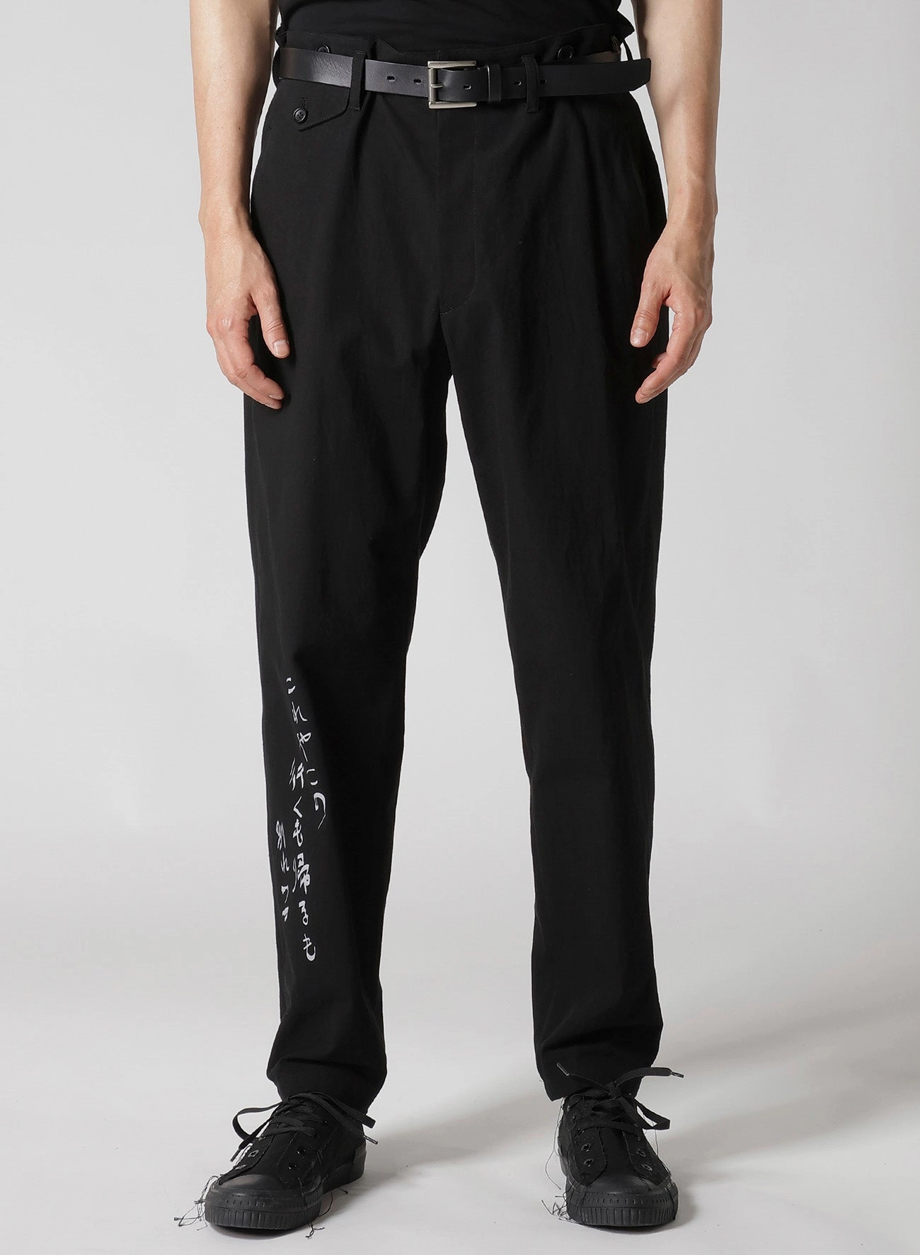 C/L PRINTED MESSAGE SLIM PANTS Street Active