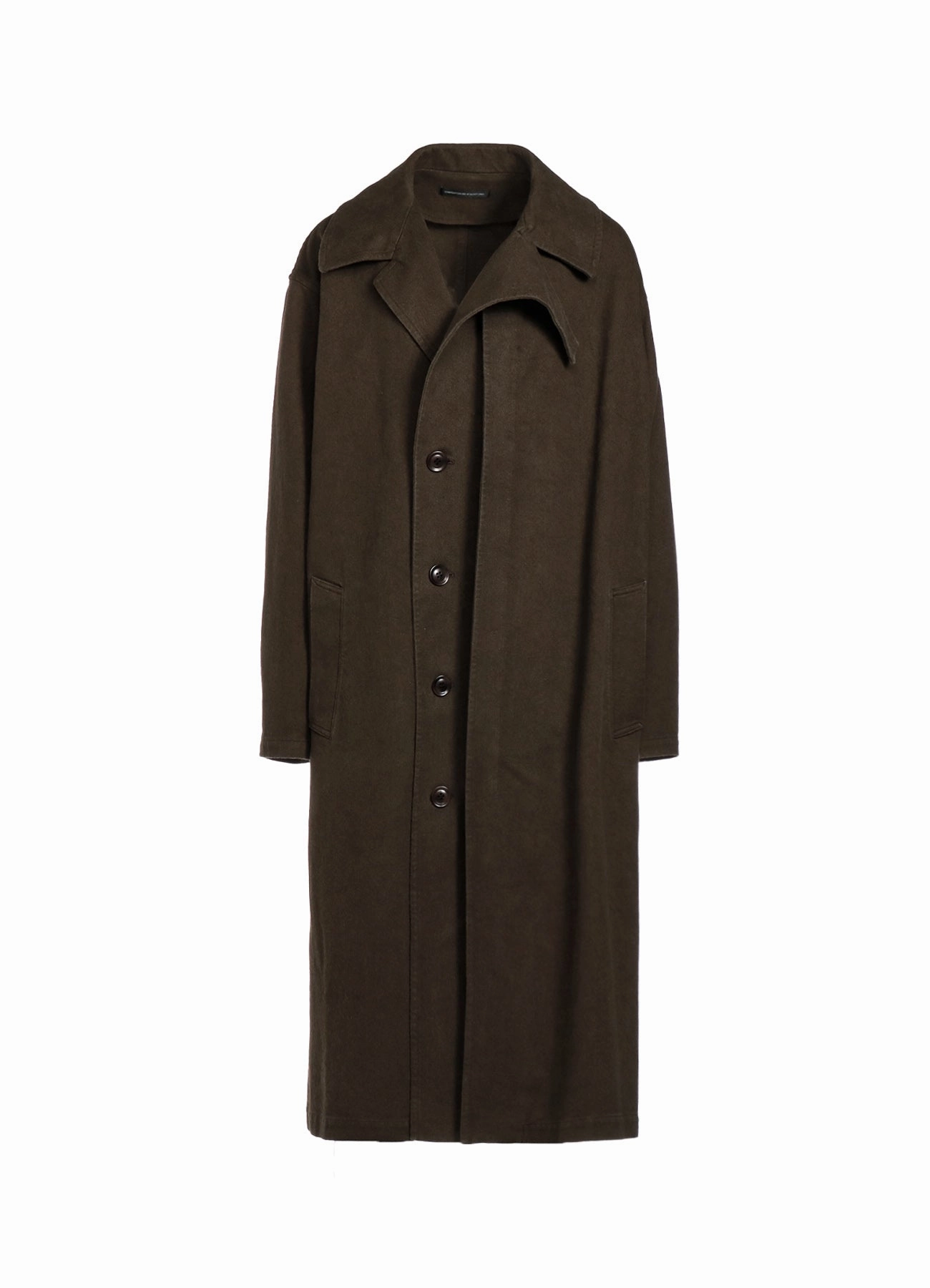 High Collar Options C/LI GABARDINE LEFT FACING COAT