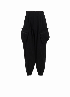 C/NY GABARDINE ZIP POCKET PANTS Compact Storage