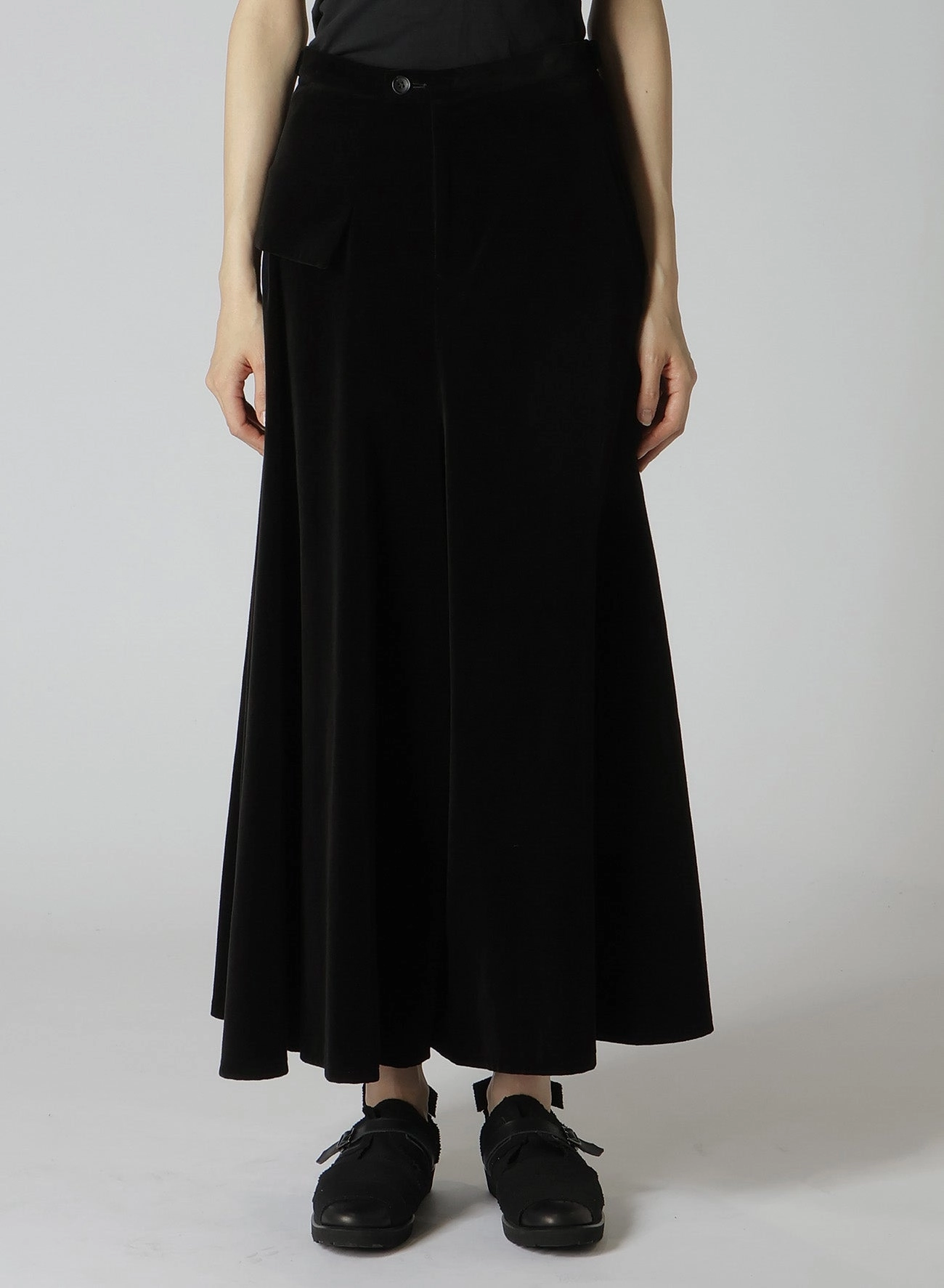 Lightweight Wear Wardrobe Essential C/Ry VELVET R LAYERED PANTS