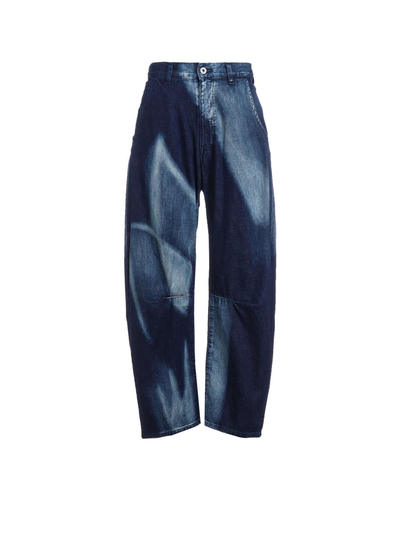 Mid Rise Casual Layer Fit C/ SPOTTED DENIM GUSSET WIDE PANTS
