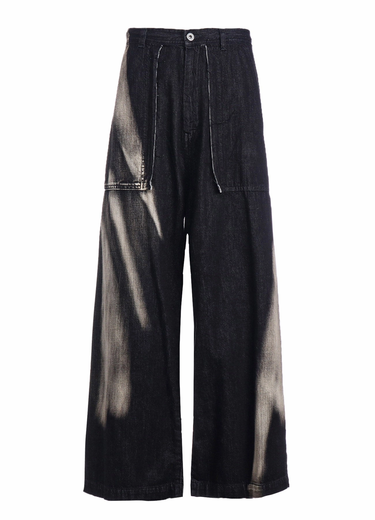 C/ SPOTTED DENIM LONG STRAIGHT PANTS Quick Cool