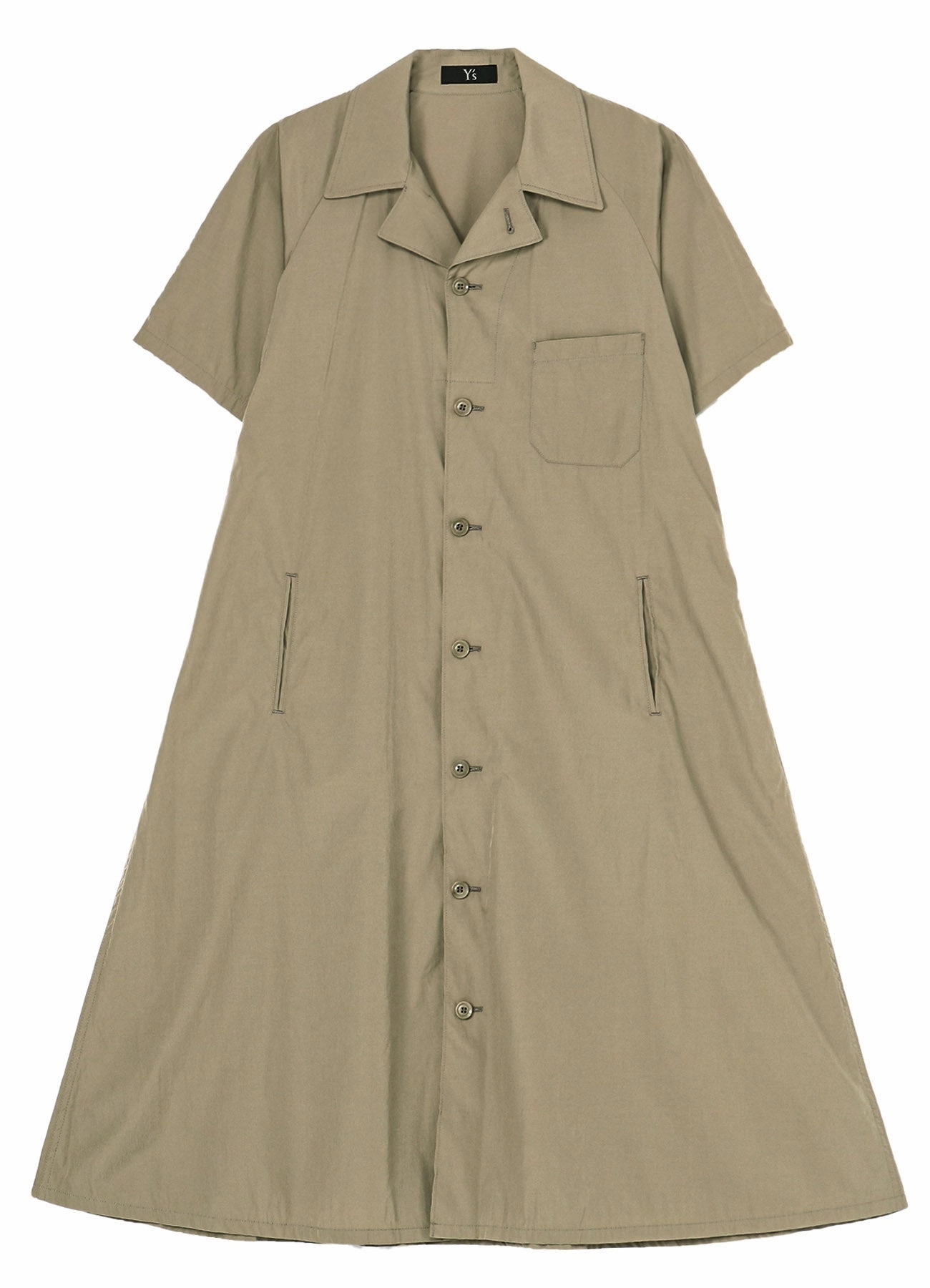 C/Ta/Pe TWILL SHIRT DRESS Pleated design