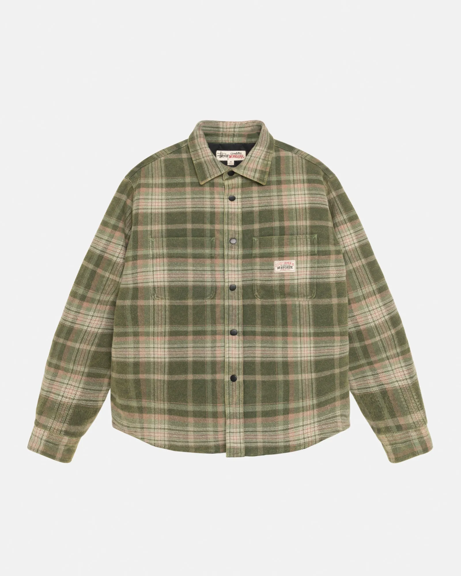 HEAVY WASHED PLAID SHIRT Graphic Art