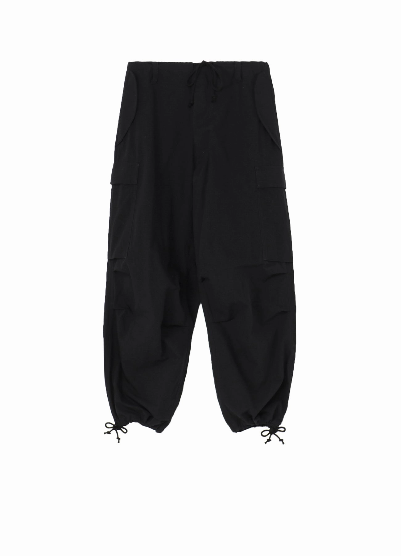 CARGO PANTS WITH COTTON LINEN UNEVEN YARN CANVAS Slim Stretch Fit Multi Panel Construction