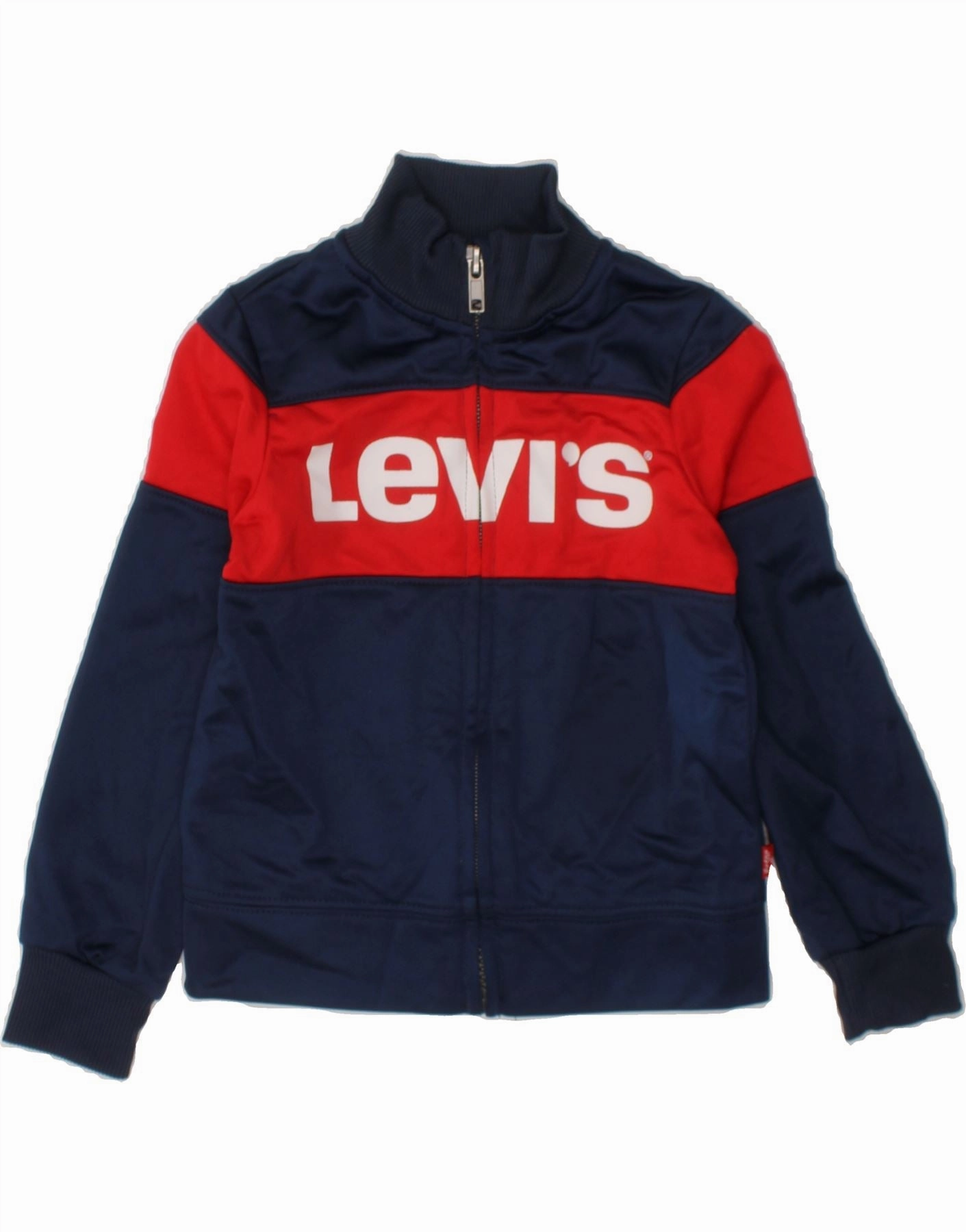 LEVI'S Baby Boys Tracksuit Top Jacket 18-24 Months Navy Blue Colourblock Under Shell Practical Layer