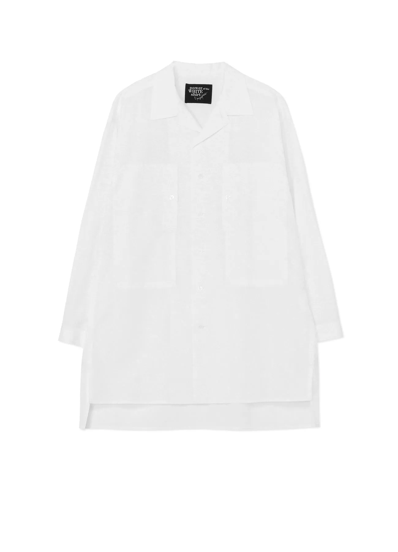 OPEN COLLAR SHIRT WITH DOUBLE CHEST POCKETS Cocktail Party