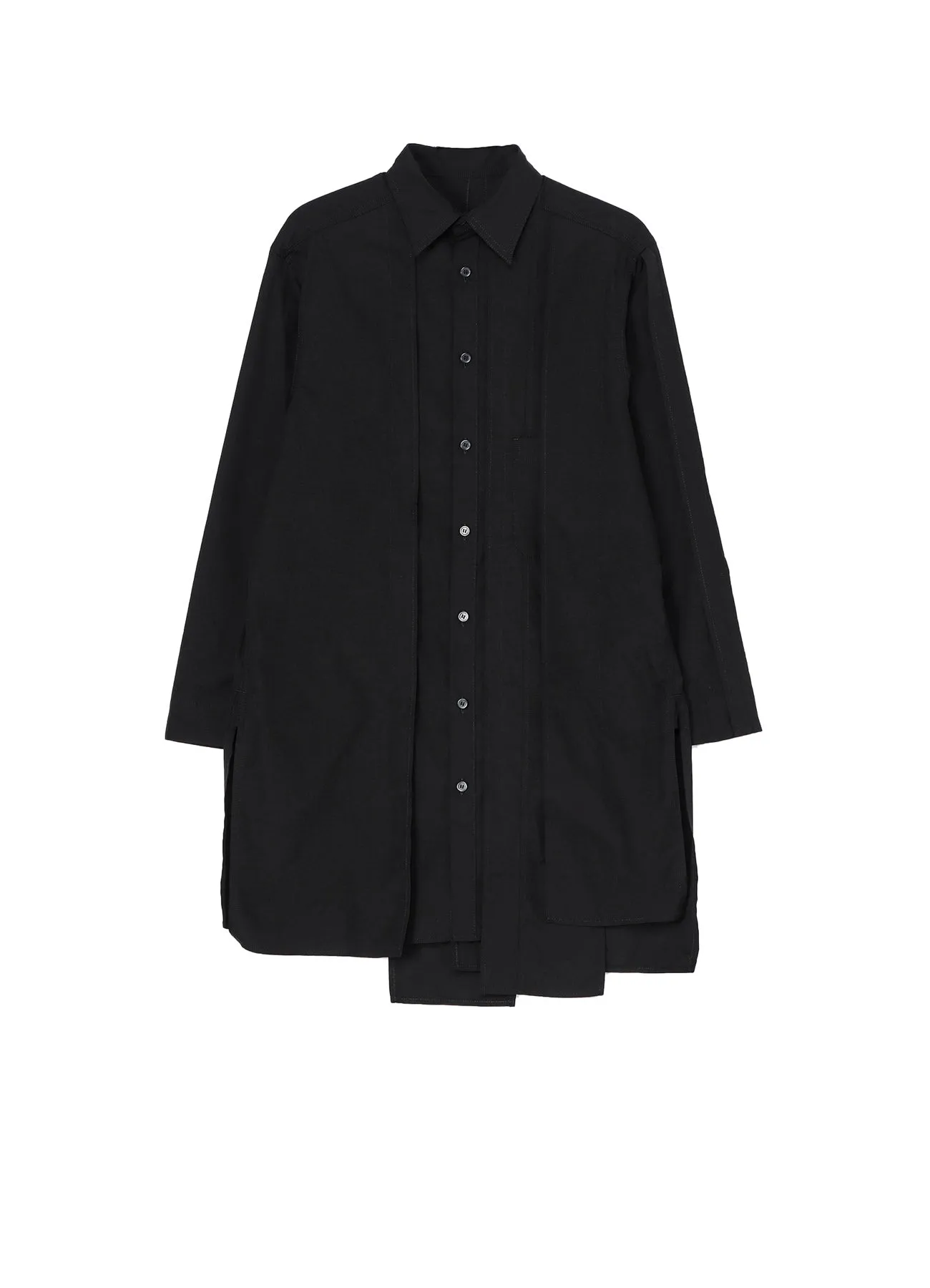 Holiday Outfit Neutral Tones BROAD CHAIN STITCH PANEL BLOUSE