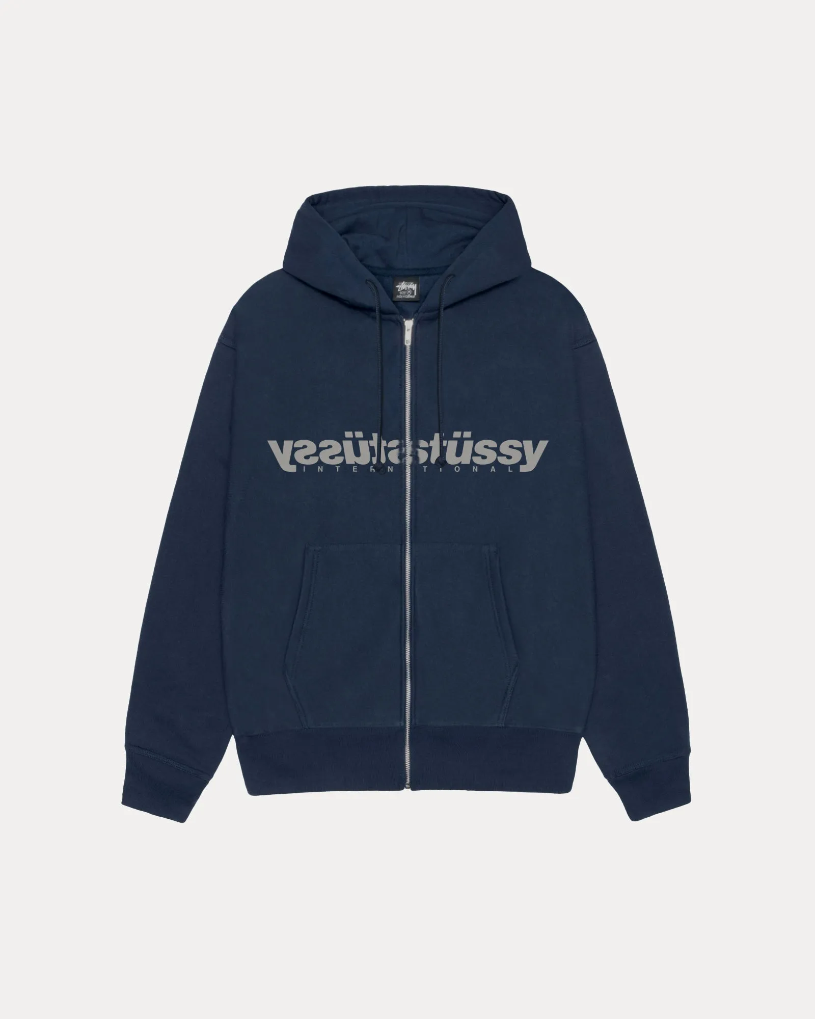 Matte Finish Corduroy MIRROR ZIP HOOD