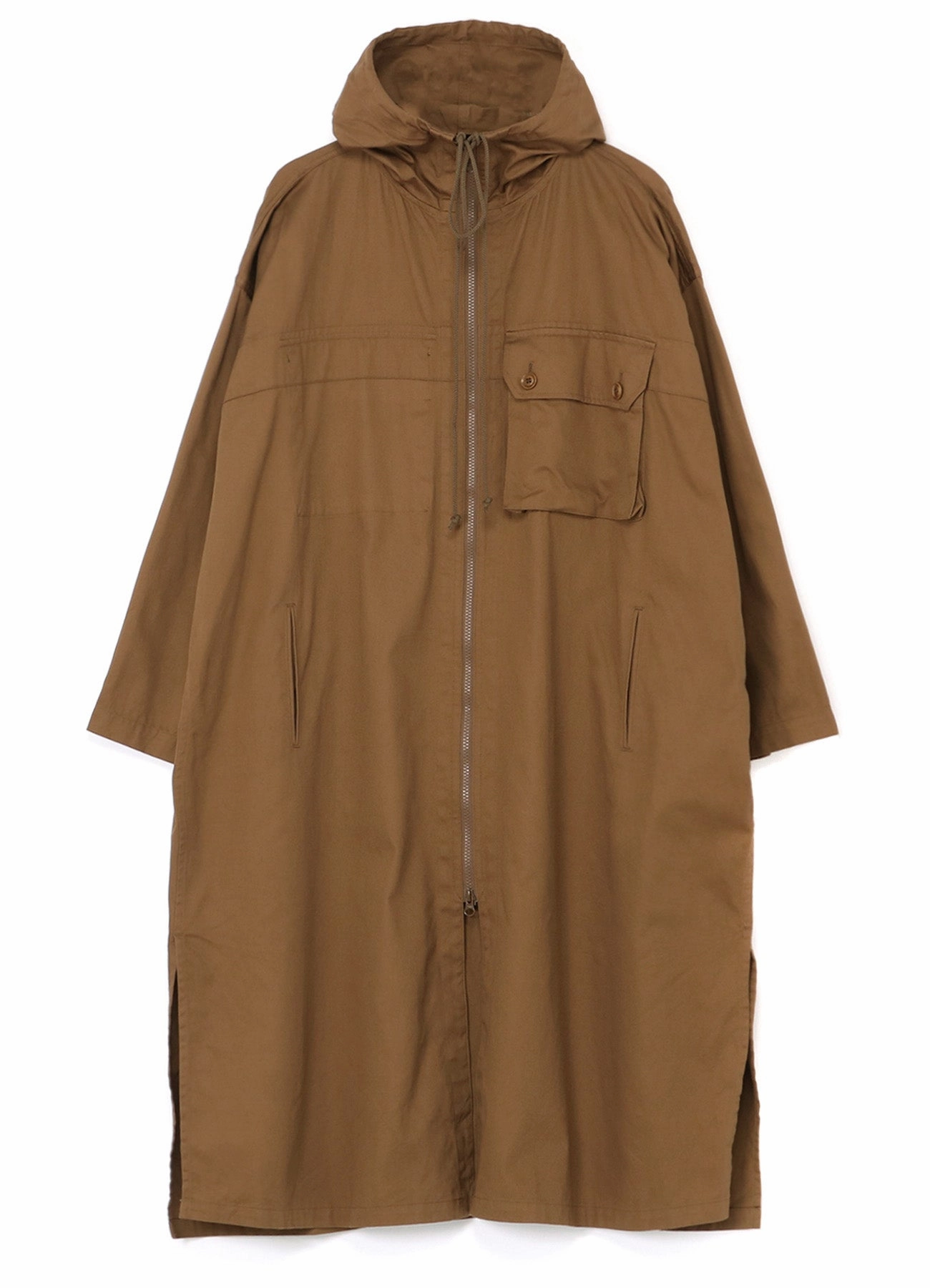 Deep Hue [Y's BORN PRODUCT] COTTON TWILL HOODED COAT