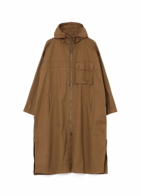 [Y's BORN PRODUCT] COTTON TWILL HOODED COAT Comfortable Touch Flattering Comfort Wear
