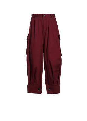 Sport Fit All Fit [Y's BORN PRODUCT] COTTON TWILL CUFFED HEM CARGO PANTS