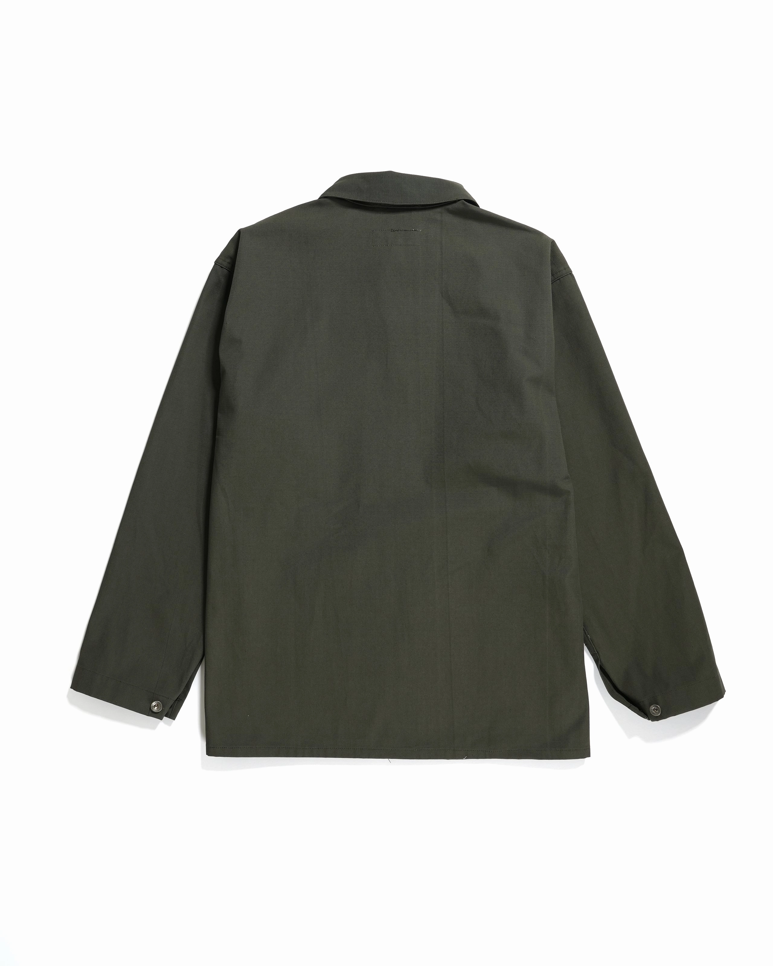 Utility Jacket - Olive Heavyweight Ripstop Cotton Sustain