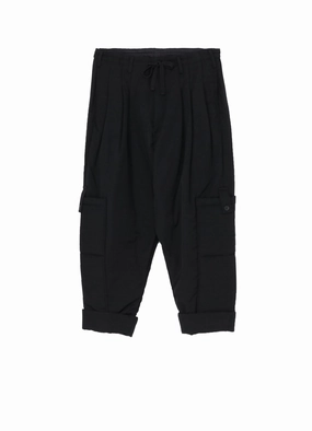 Move Freely Recycled Polyester Blend WOOL GABARDINE OUTER POCKET PANTS